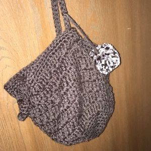 Mudd knit pouch.